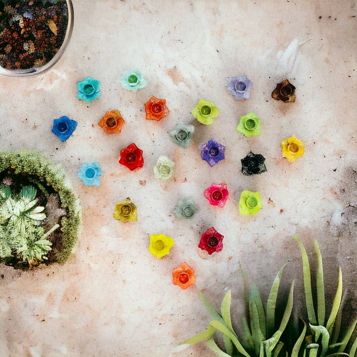 Metal Flower Magnet Spring Garden home goods metal sign for wholesale by Whimsies