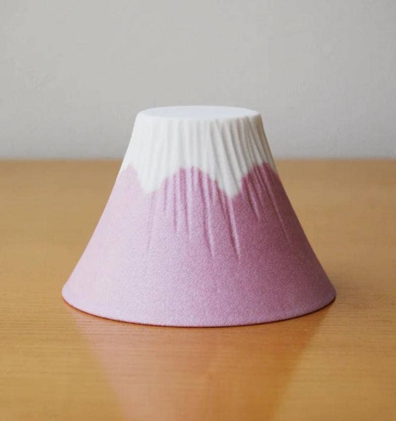 「FUNJI」In Japan - Wholesale Pour-over & dripper - Sakura Pink Ceramic Coffee Filter Set: Fuji Dripper