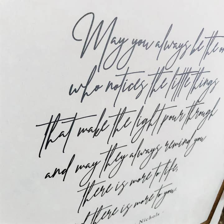 WillowBee Signs & Designs - Wholesale Sign - Morgan Harper Nichols Inspirational Quote