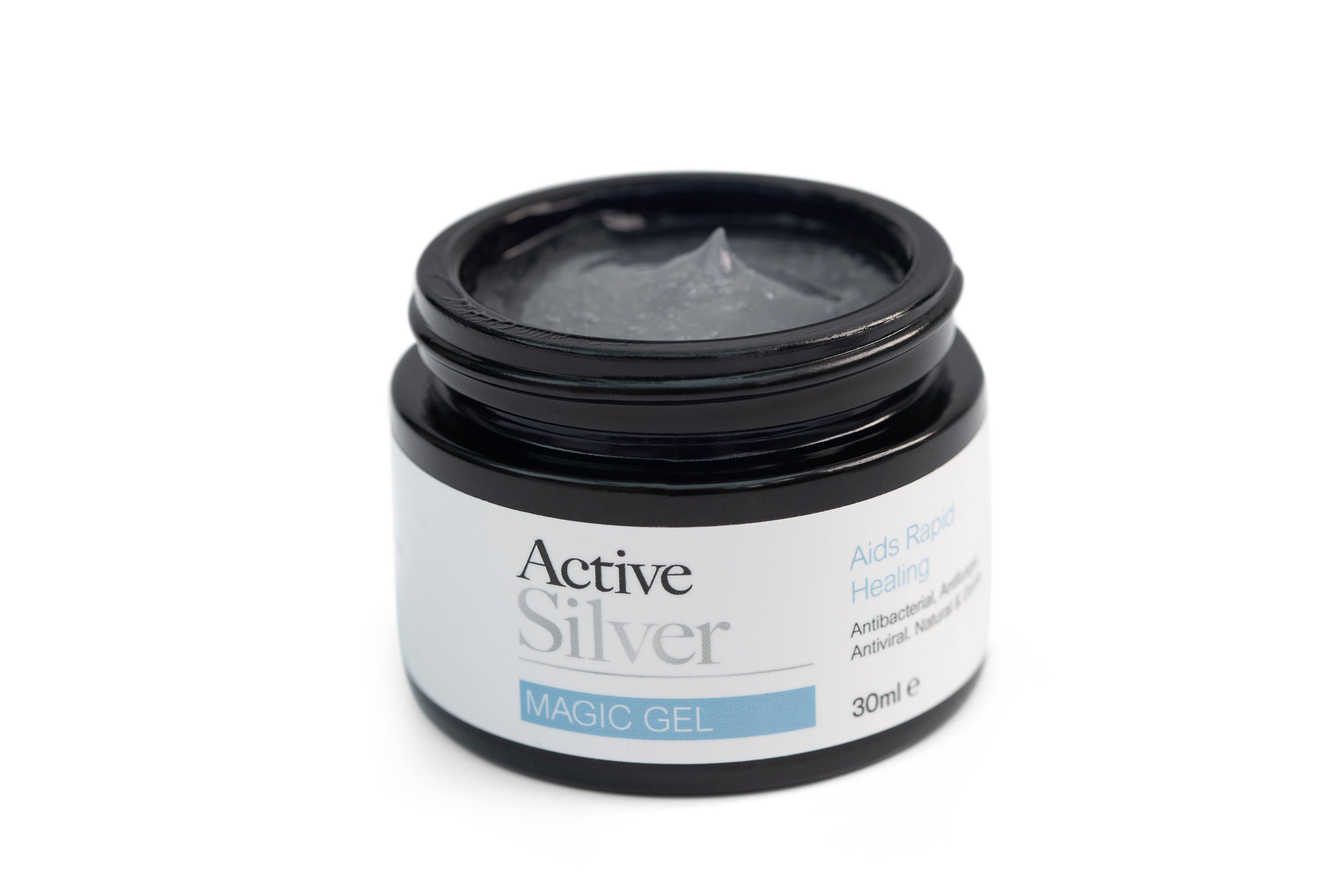 Active Silver - Vente Crème/baume/pommade cicatrisante - Gel magique à l'argent colloïdal1