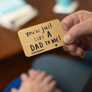 Carte portefeuille « You're Just Like A Dad To Me' pour la vente par Ellie Ellie LTD