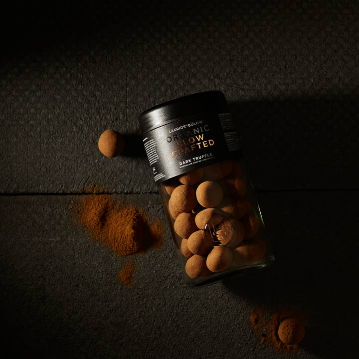 Lakrids by Bülow - Wholesale Chocolate Covered Sweets - Organic Dark Truffle Slow Crafted Chocolate Coated Licorice