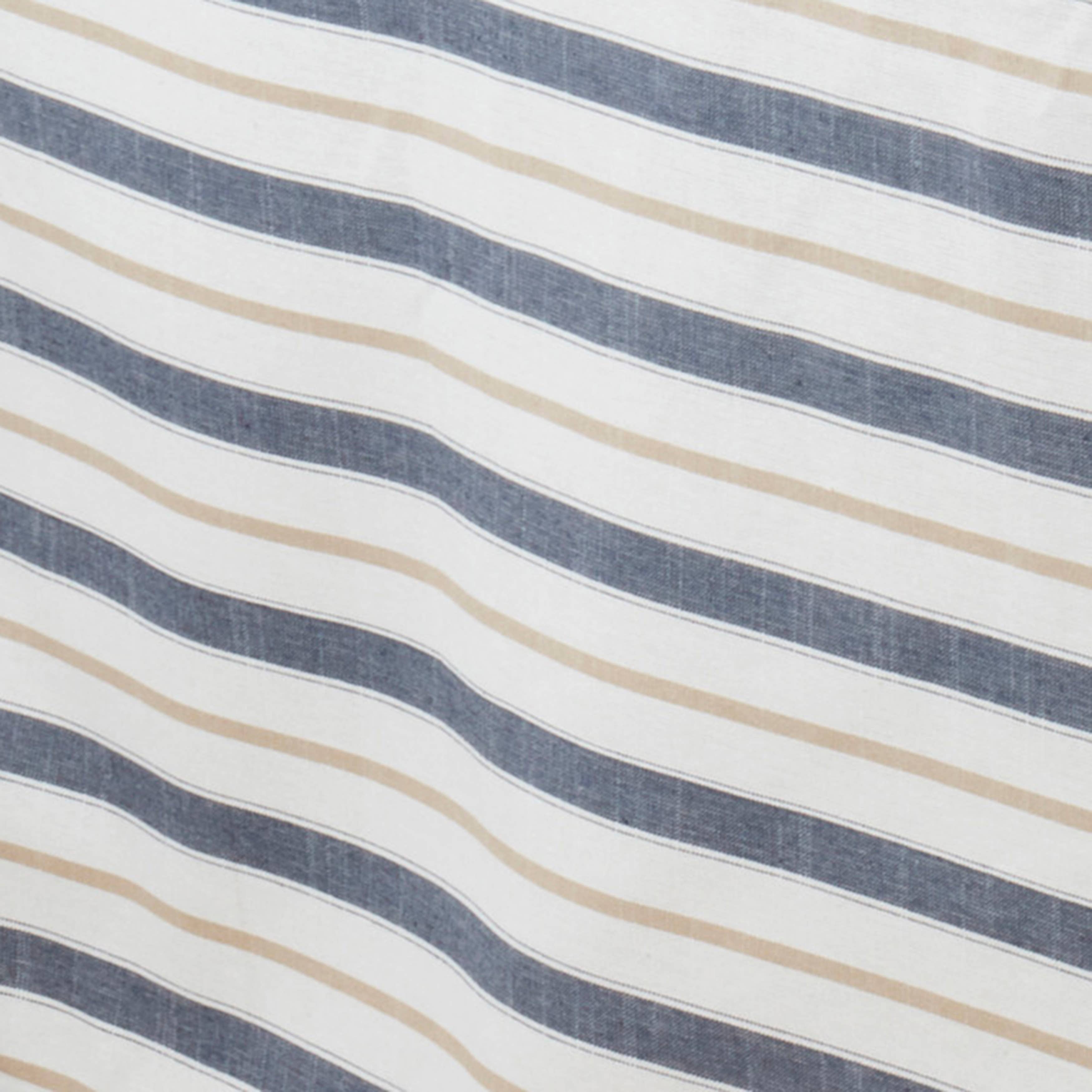 Blue Modern Striped Tablecloth for wholesale on Faire7