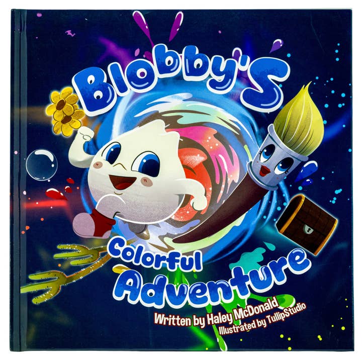 Blobbys farverige eventyr, børnebog om mod for engroshandel hos McDonald Publishing House LLC