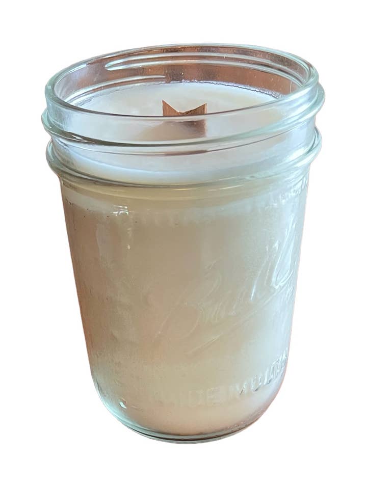 Nag Champa Vegan, Soy & Wood-Wick Candle - 6 Oz for wholesale by C & A Soy Candles, LLC