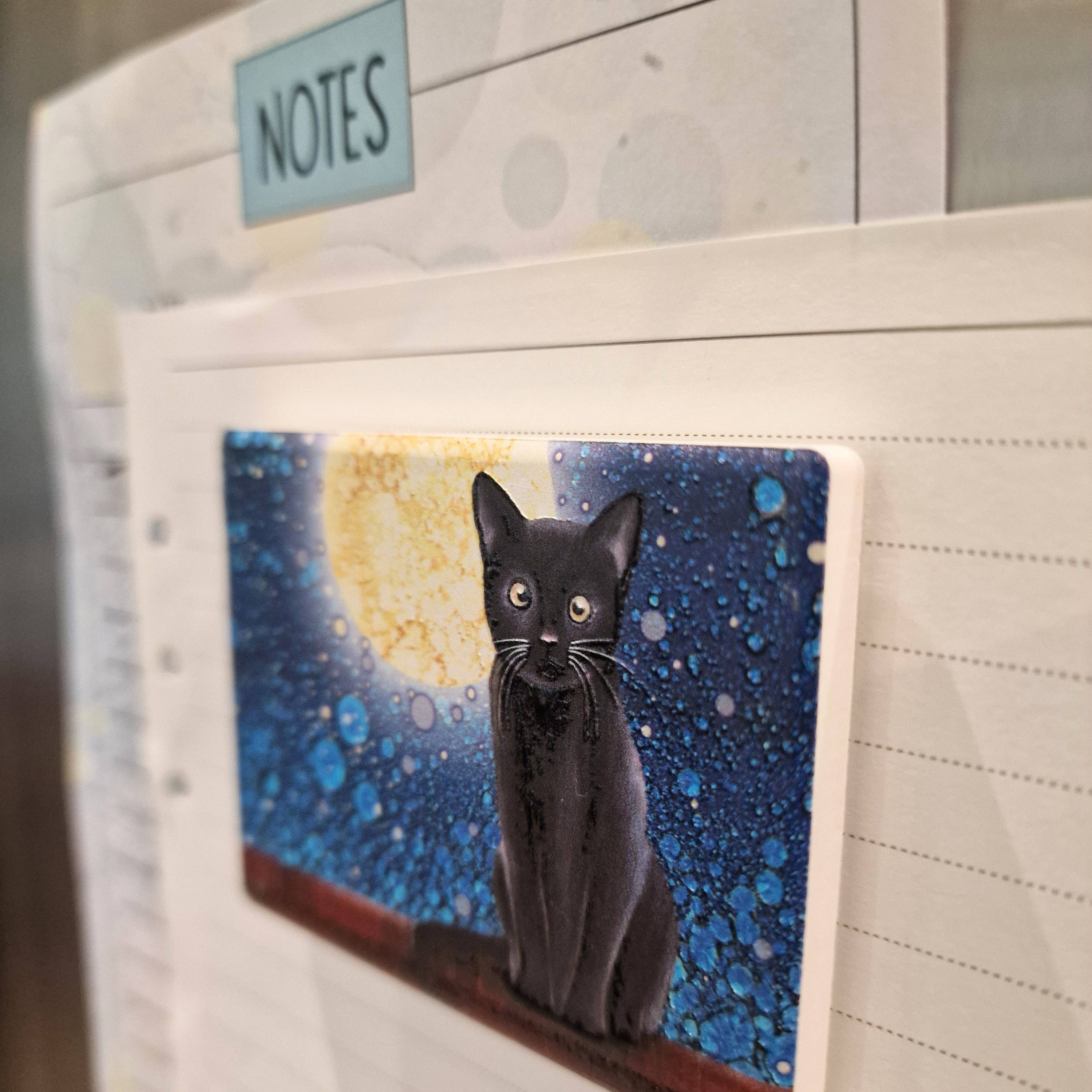 By Jo Crafts - Vente Aimants - Aimant Chat Noir 104-MG4