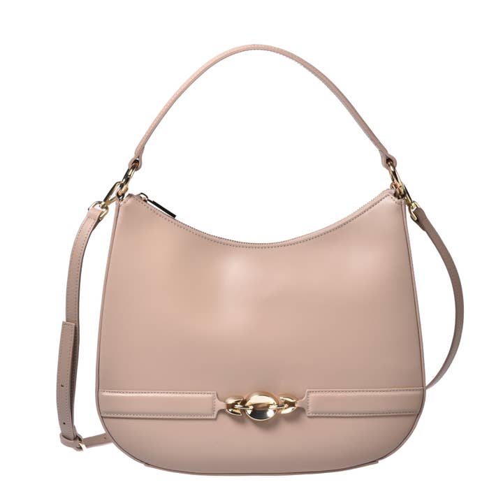 Schoudertas Kalfsleer Nude voor wholesale door Baldinini