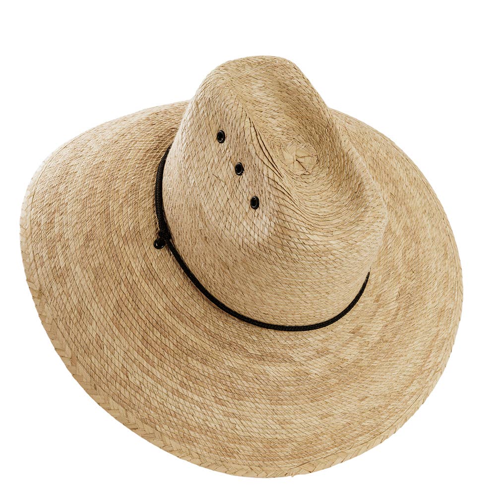 American Hat Makers - Wholesale Straw Hat - Unisex - Mexican Palm Lifeguard Sun Hat - Style Marlin10