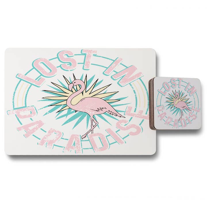 Lost In Paradise (Placemat & Coaster Set) for wholesale by Benjamin Tate Design