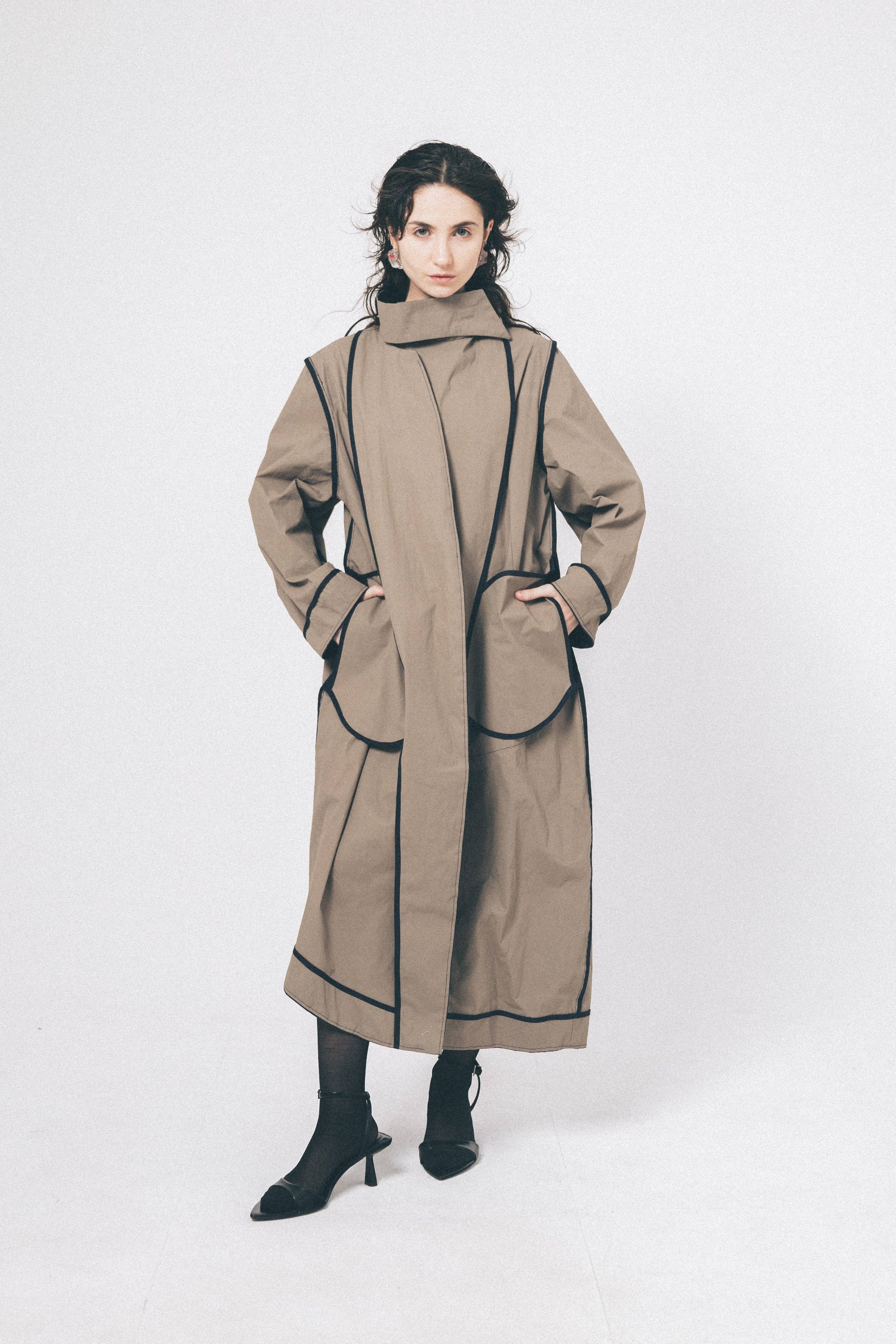 BIAAF - Wholesale Trench Coat - Women's - REVERSIBLE TRENCH COAT4