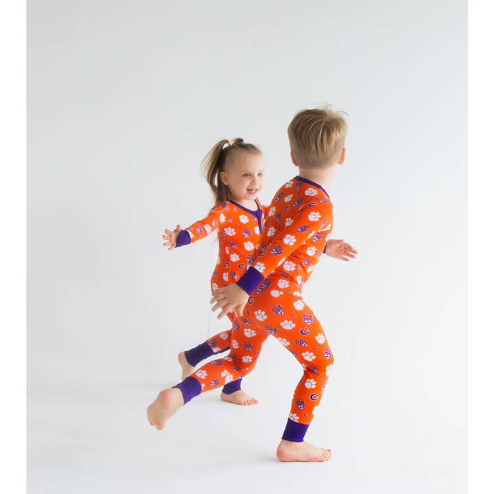 Tailgate Tikes - Wholesale Sleepwear Set - Kids - Clemson Tigers Two-Piece Pajama Set11