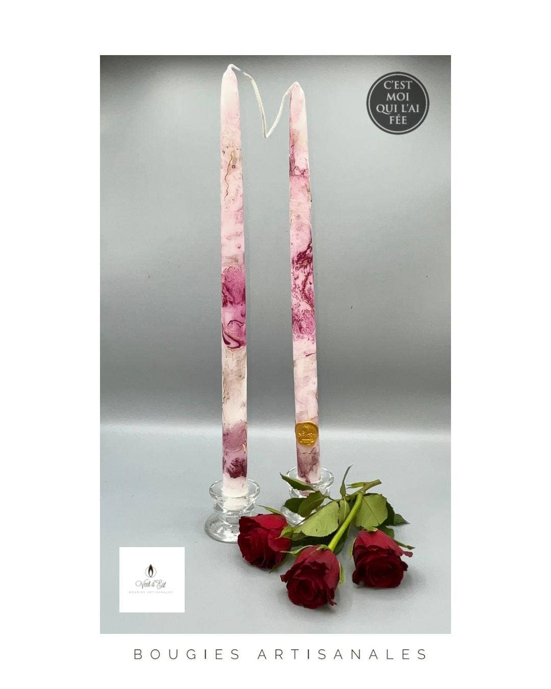 Bougies Vent d'Est - Wholesale Tapered Candle/Candlestick - Gold, Silver, and Trendy 2025 Colored Taper Candles8