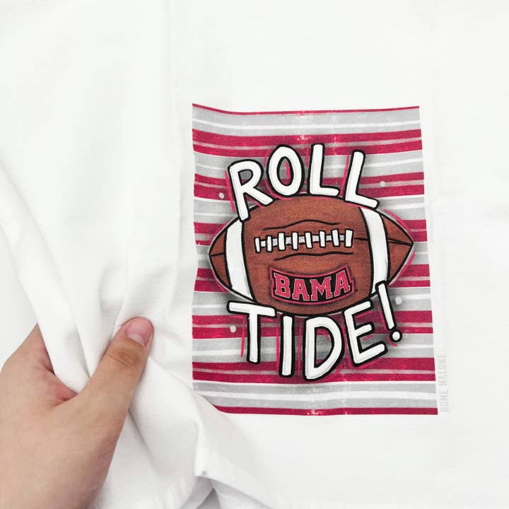 Home Malone – Toalha de chá por atacado – Pano de Cozinha Alabama Roll Tide - Crimson Tide AL2