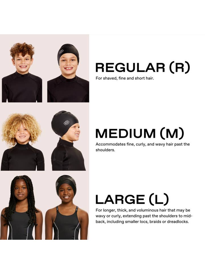 SOUL CAP - Wholesale Swim Cap - Kids & Baby - Kids Voluminous Swim Cap - Long, Curly & Big Hair31