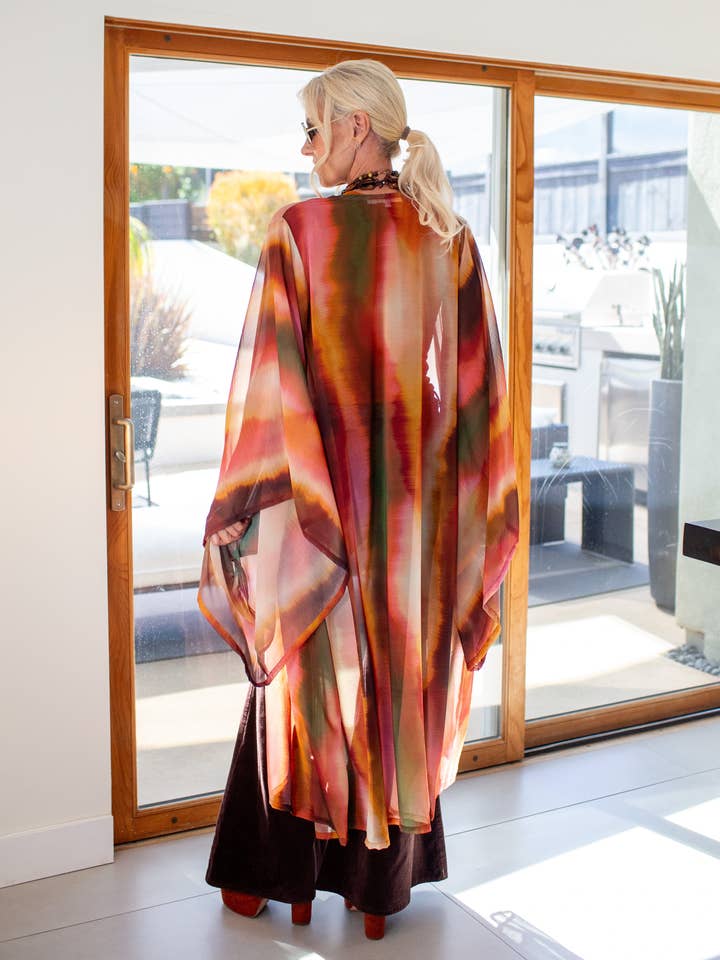 Sunset Mirage Kimono for wholesale by Jennafer Grace