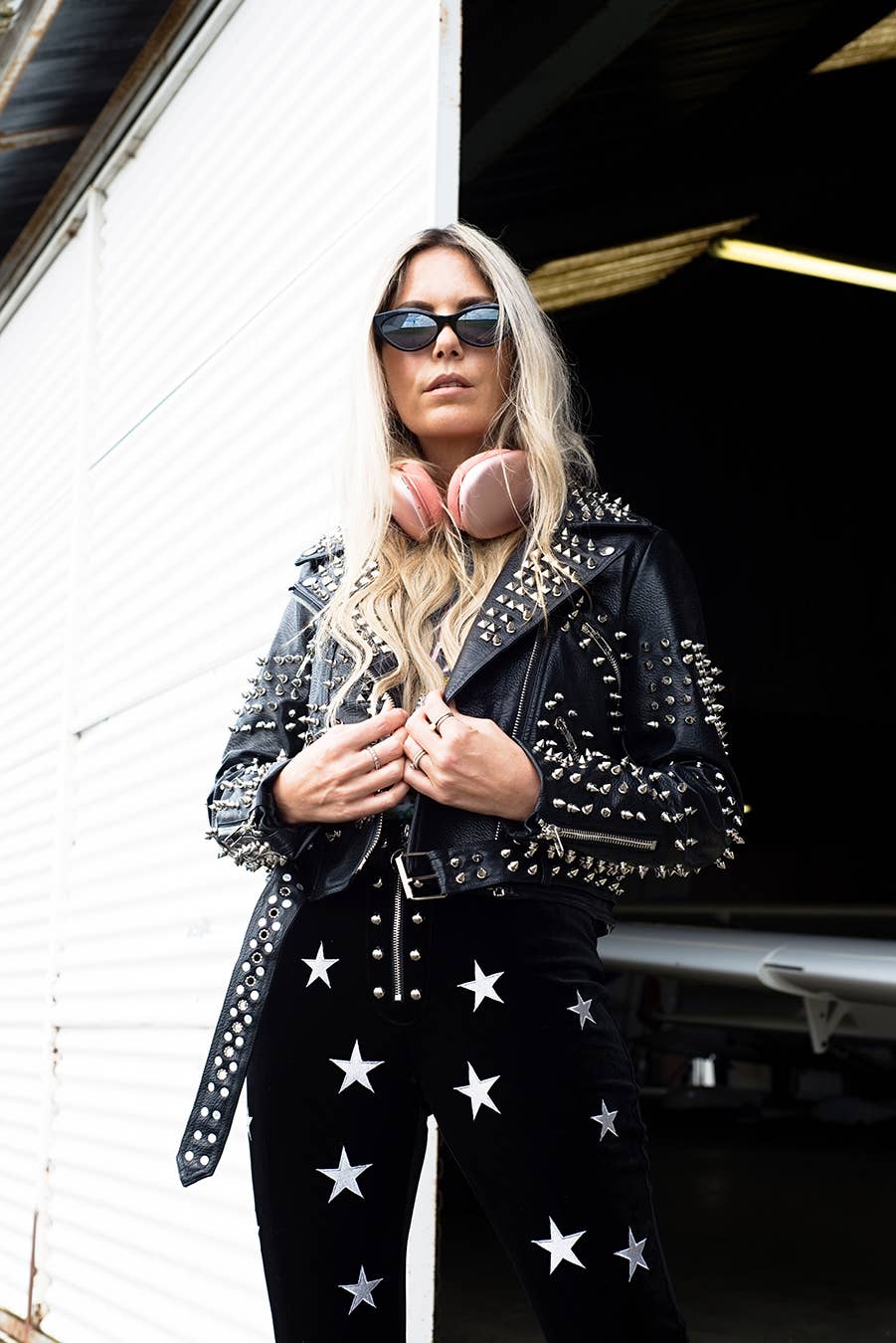 Pretty Attitude Clothing – wholesale Pants – Women's – Black Western Star Velvet Bell Bottoms 70S Flare Pants5