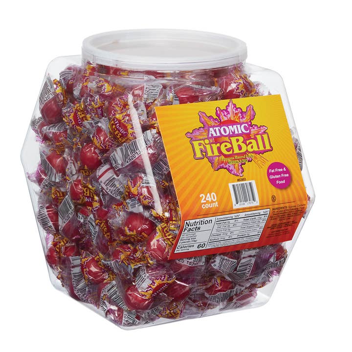 Kelli's - Wholesale Hard Candy - Atomic FireBall - Changemaker Display Tub