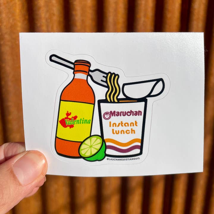 Adhesivo de vinilo El Lonche para venta al por mayor de Las Changuis Tianguis