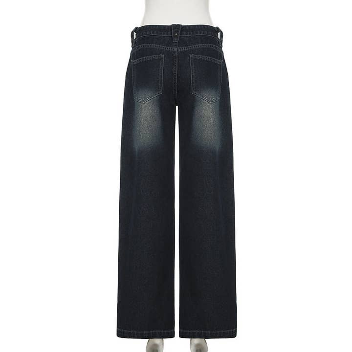 Marayn - Wholesale Jeans - Women's - 2025 NEW Y2K LowRise Gradient Jeans Slim Fit Retro Style27