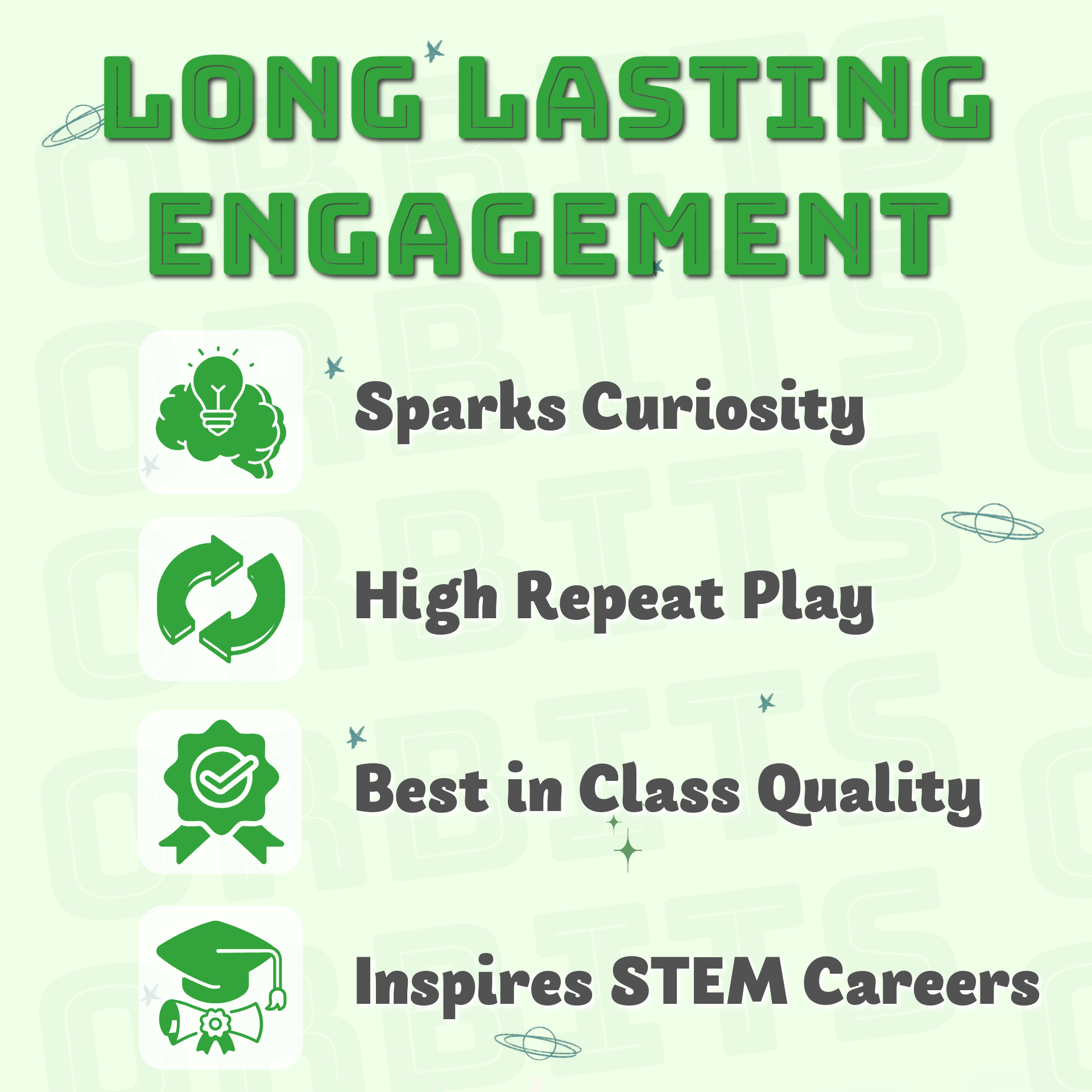 Junior Engineer - Wholesale Building Set - Kids - Orbits STEM Kit - Sun, Earth, and Moon Model with Gears6