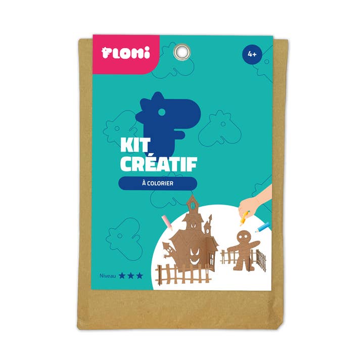 Økologisk 3D-kreativ sæt - Farvelægning - Halloween.4+ for engroshandel hos FLOMI