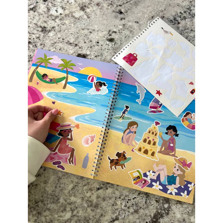 Cottage Door Press - Vente Livre de coloriage et d'activités pour enfants et bébés - Mon incroyable livre d'activités de stickers et de coloriage1