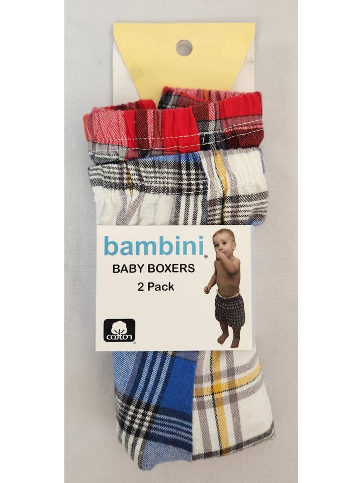 Bambini Infant Wear inc. - Wholesale Underwear - Kids - Baby Boxer Underwear 2 Pack2
