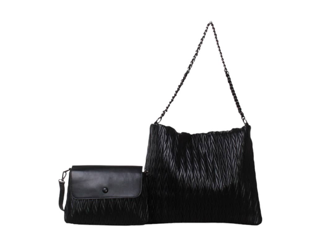 MIA LAROUGE - Wholesale Shoulder Bag - Women's - DOUBLE BAG, WITH TOILETRY BAG. NEW COLLECTION.0