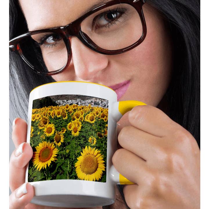 3dRose - Wholesale Coffee Mug - 3dRose, Spain, Andalusia, Cadiz Province. Sunflower fields near Bornos., Mug1