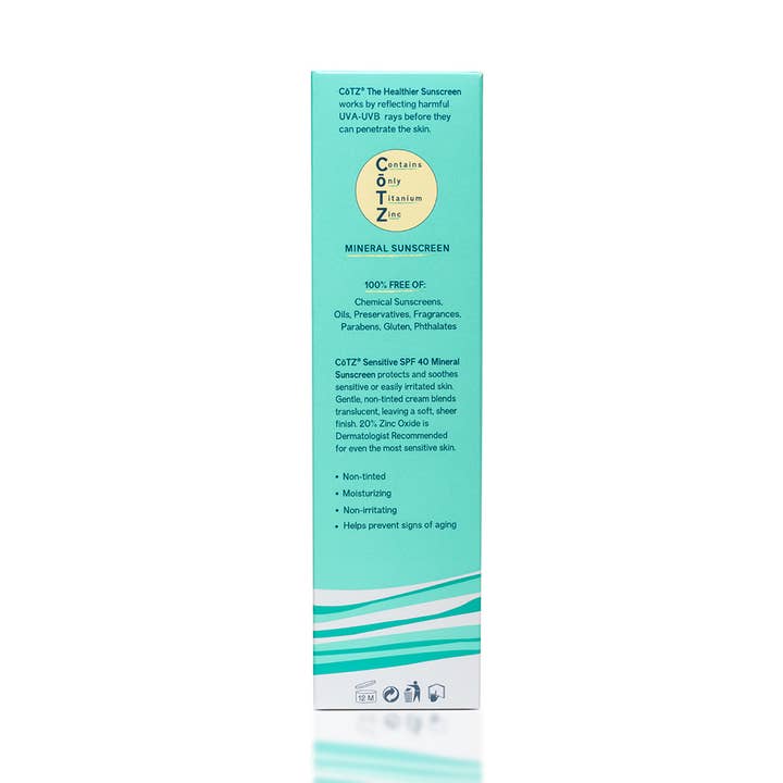 CoTZ The Healthier Sunscreen - Wholesale Sunscreen - Sensitive Non-Tinted SPF 402