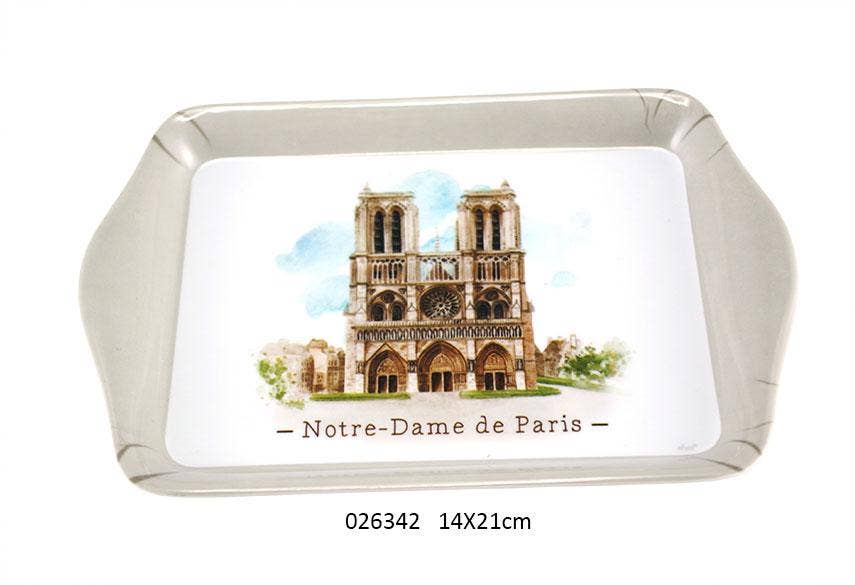 Faye - Wholesale Decorative Tray - 'Notre Dame' Tray 14 X 21 cm0