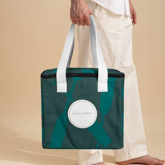 Picnic Cooler Bag - Park Life Green for wholesale by Heating & Plumbing London
