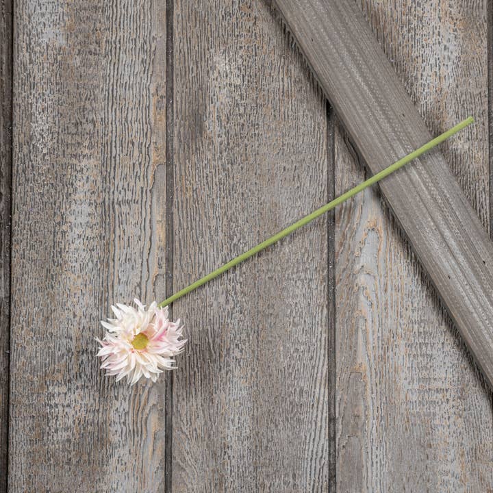 Ragon House - Wholesale Artificial Flowers - 22" SOFT PINK GERBERA DAISY STEM