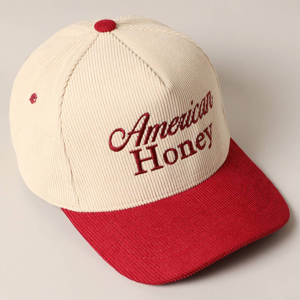 Fashion City - Wholesale Trucker Hat - Unisex - American Honey Corduroy Trucker Baseball Cap17