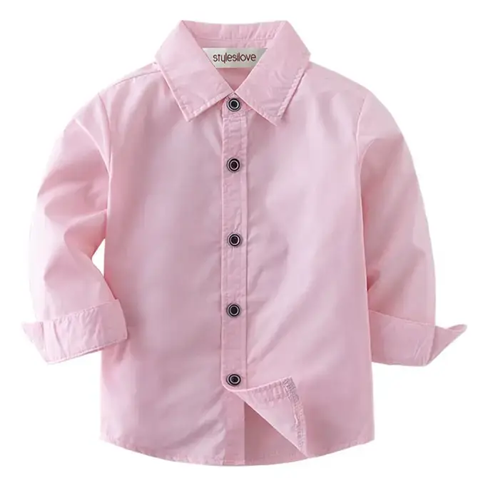 Fennco Styles - Wholesale Button Down Shirt - Kids - Baby Toddler Button-Down Shirt 6