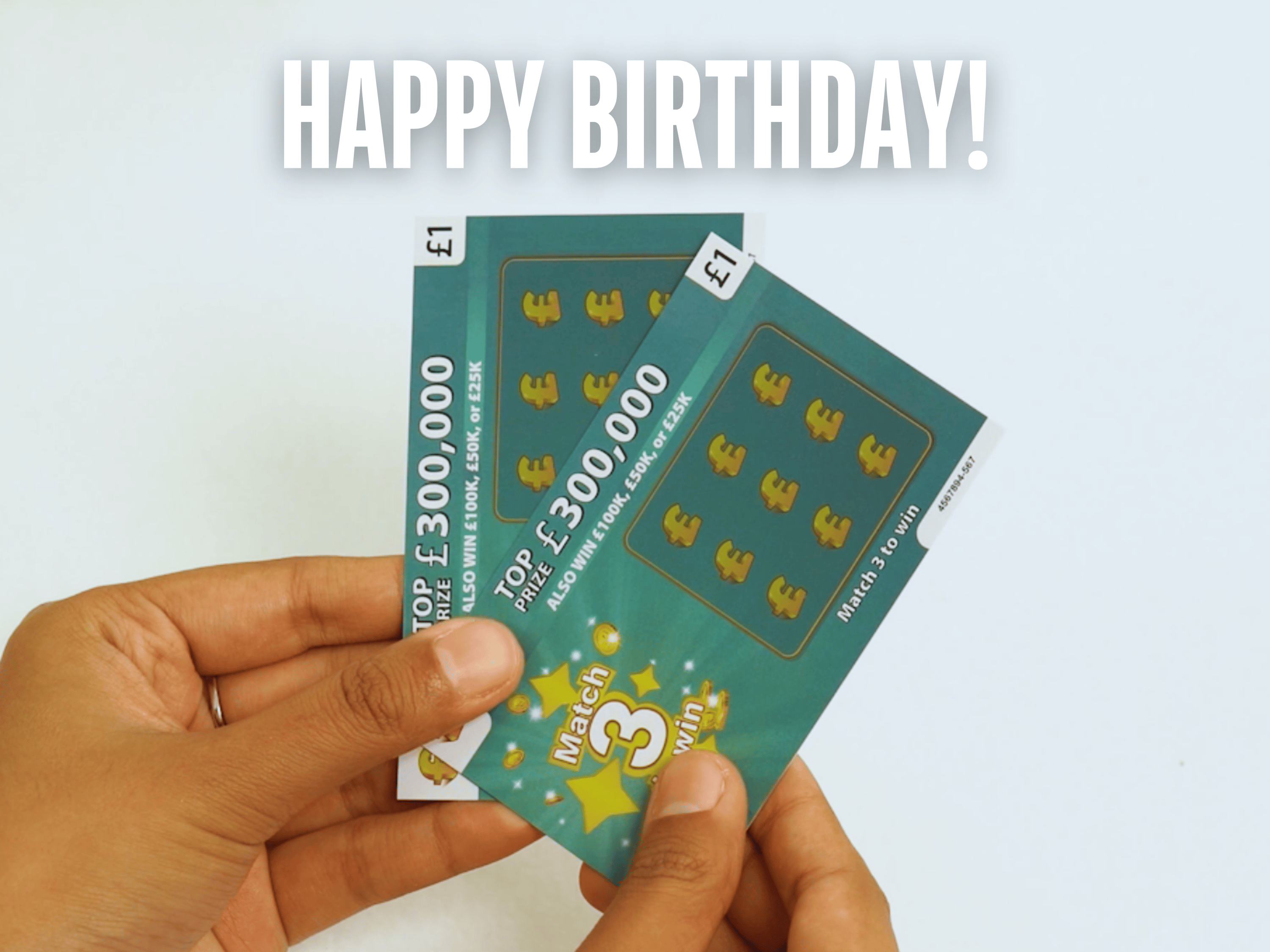 Surprise Scratch Cards - Wholesale Birthday Card - Set of 2 - Happy Birthday Scratch Cards - Surprise Birthday0