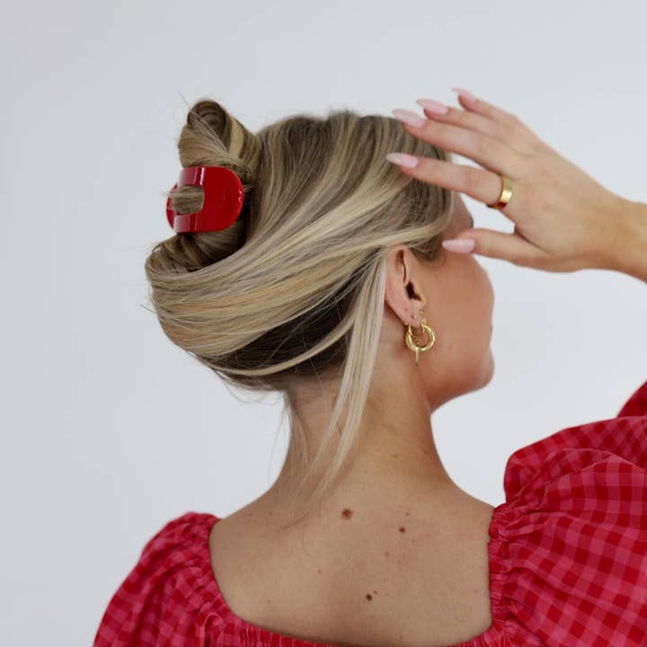 KAXI - Wholesale Hair Clip - Women's - OVERSIZED LAY DOWN CLAWS ( 33 COLORS )65