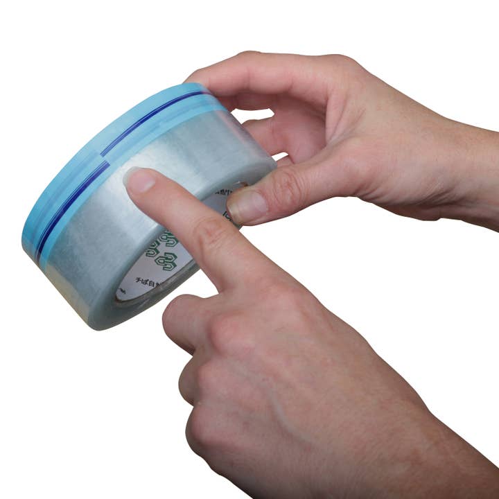 Flipo Group, Ltd. - Vente Rubans adhésifs - Ruban adhésif transparent résistant avec design Easy-End-Find Wave Tape