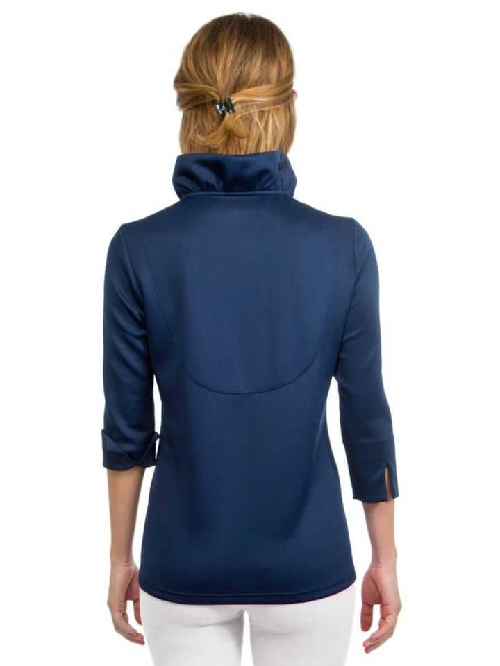 Gretchen Scott LLC - Vente Chemisier – femme - Haut Ruffneck Jersey - Uni14