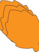 Petite découpe unicolore - Feuille pour la vente par Creative Shapes Etc.