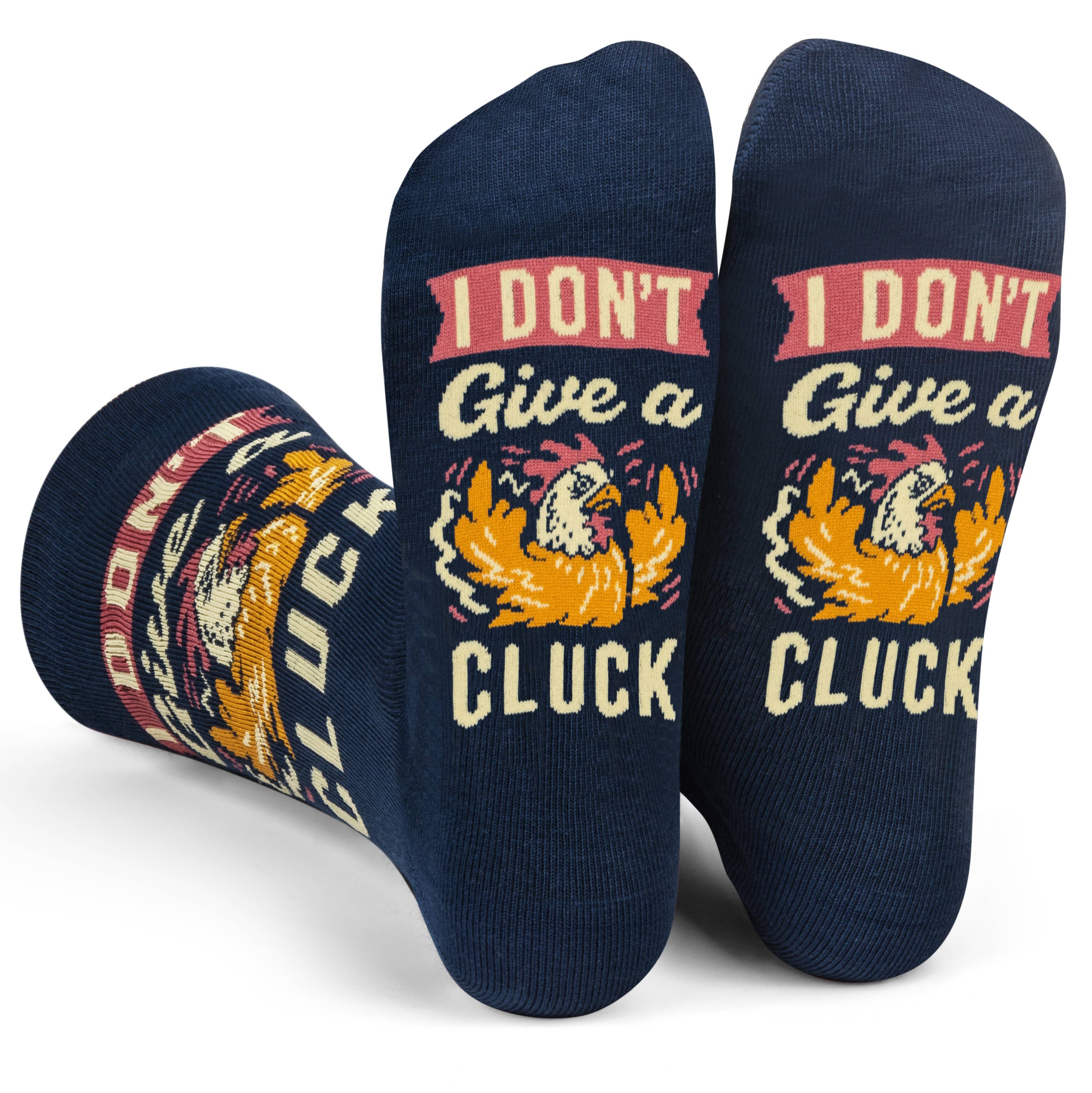 Lavley - Wholesale Socks - Unisex - I Don't Give a Cluck Chicken Socks0