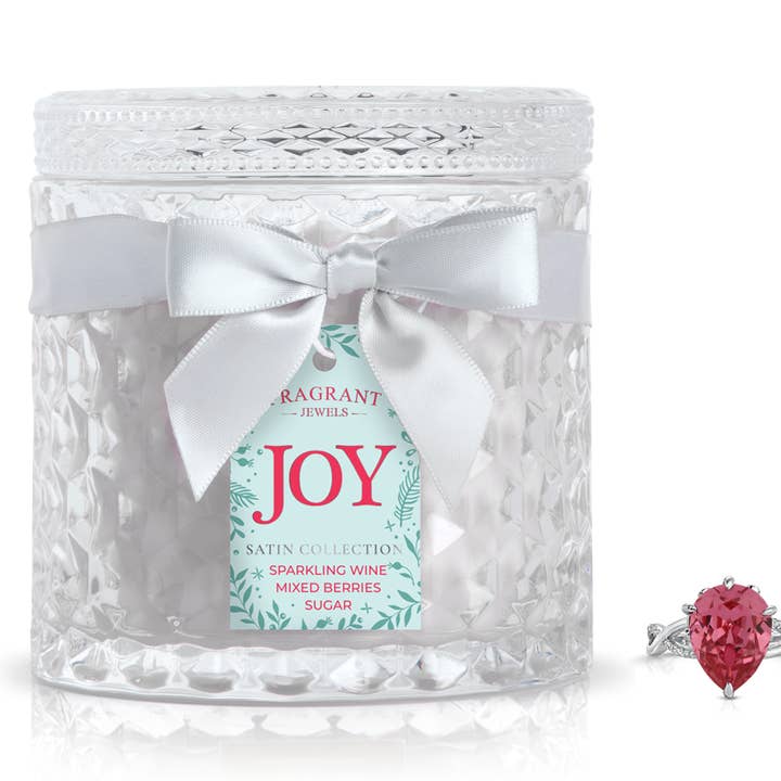 Joy Satin - Jewel Candle for wholesale by Fragrant Jewels