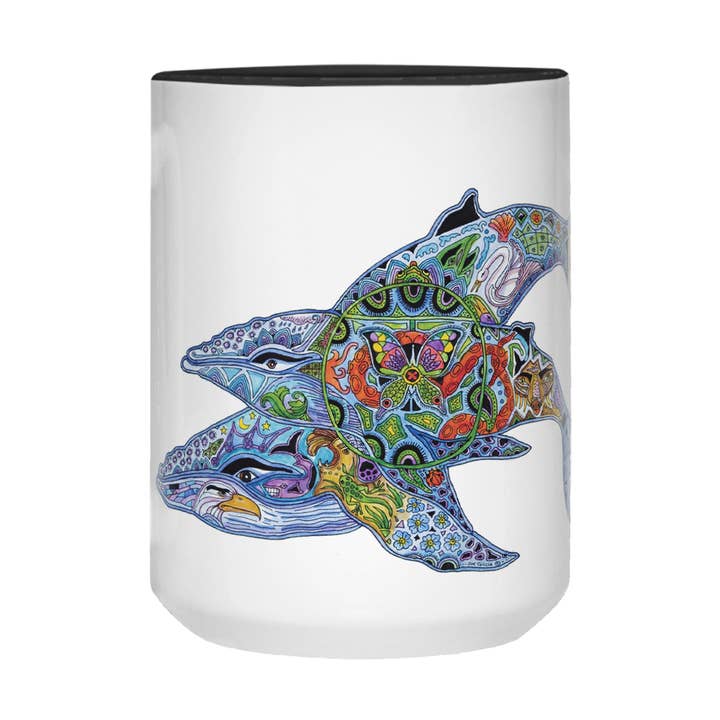 EarthArt International - Wholesale Coffee Mug - Humpback Whales 15 oz Mug2