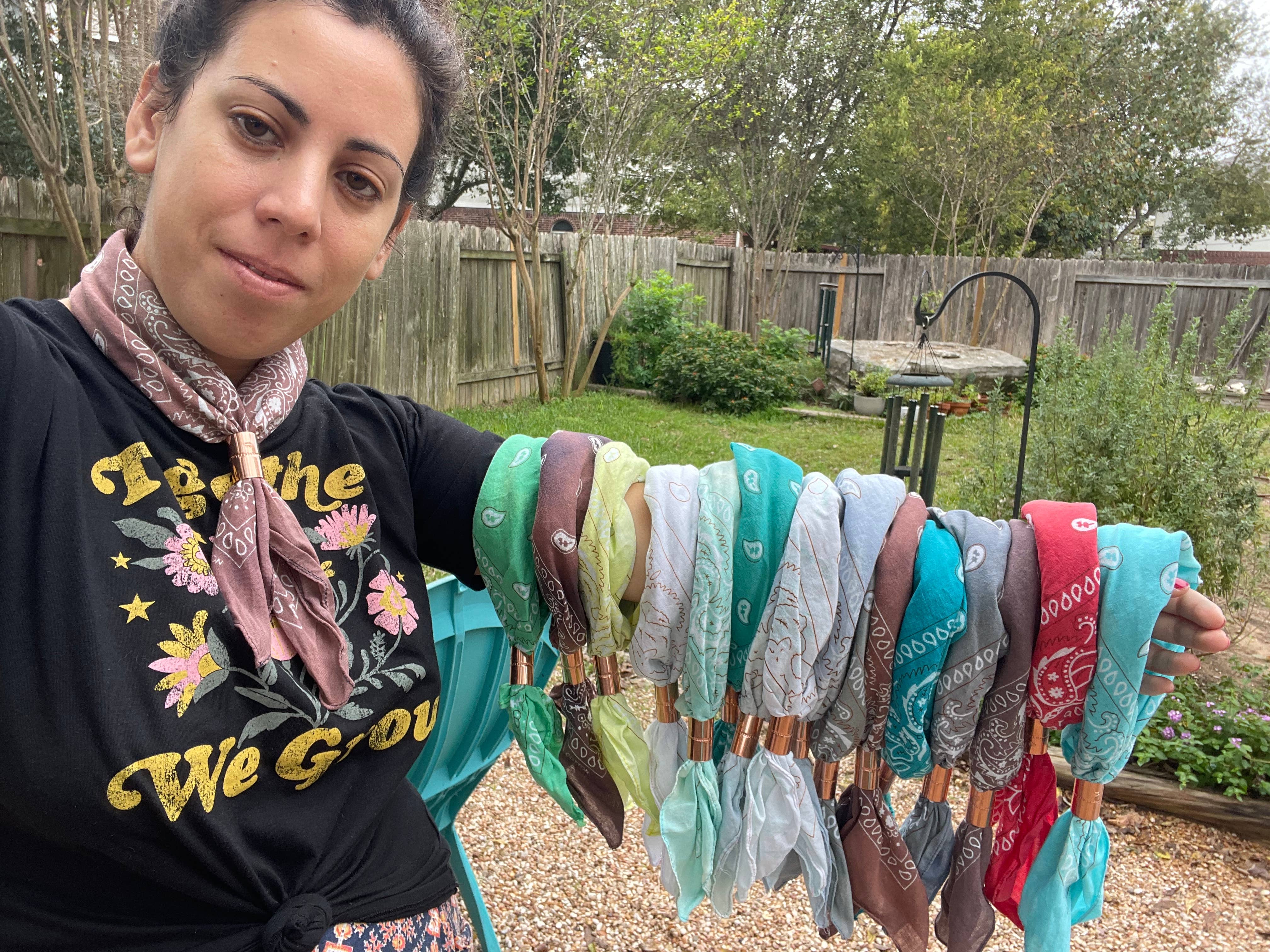 Stitch and Stone - Vente Bandana – femme - Bandana effet vieilli avec toboggan3