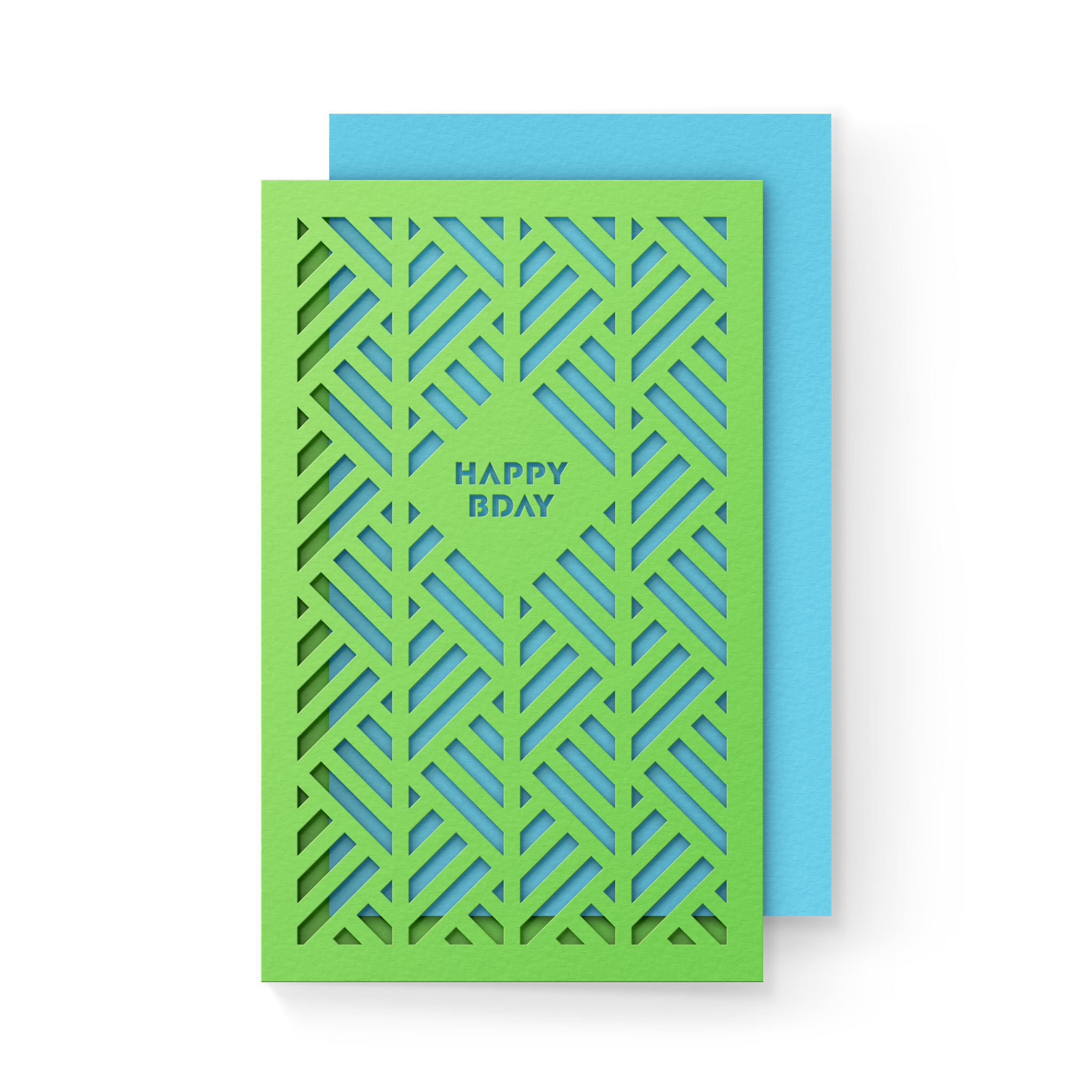 Dear Beni – Engroshandel Fødselsdagskort – Happy Bday Grove Mini lagdelt kort1