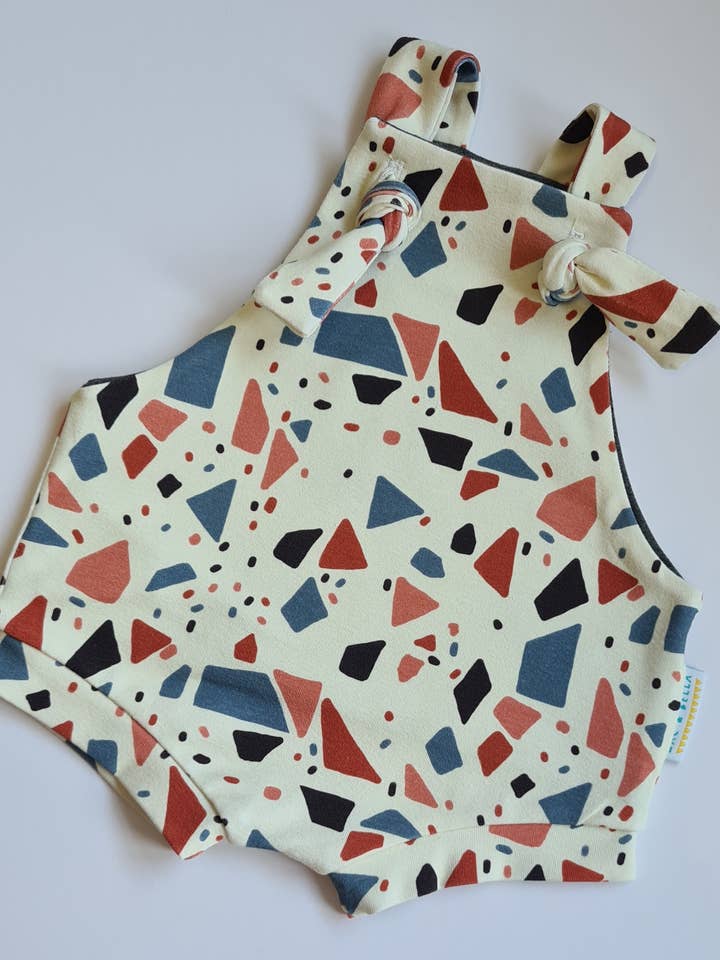 Terrazzo Summer Romper for wholesale by Zac & Bella