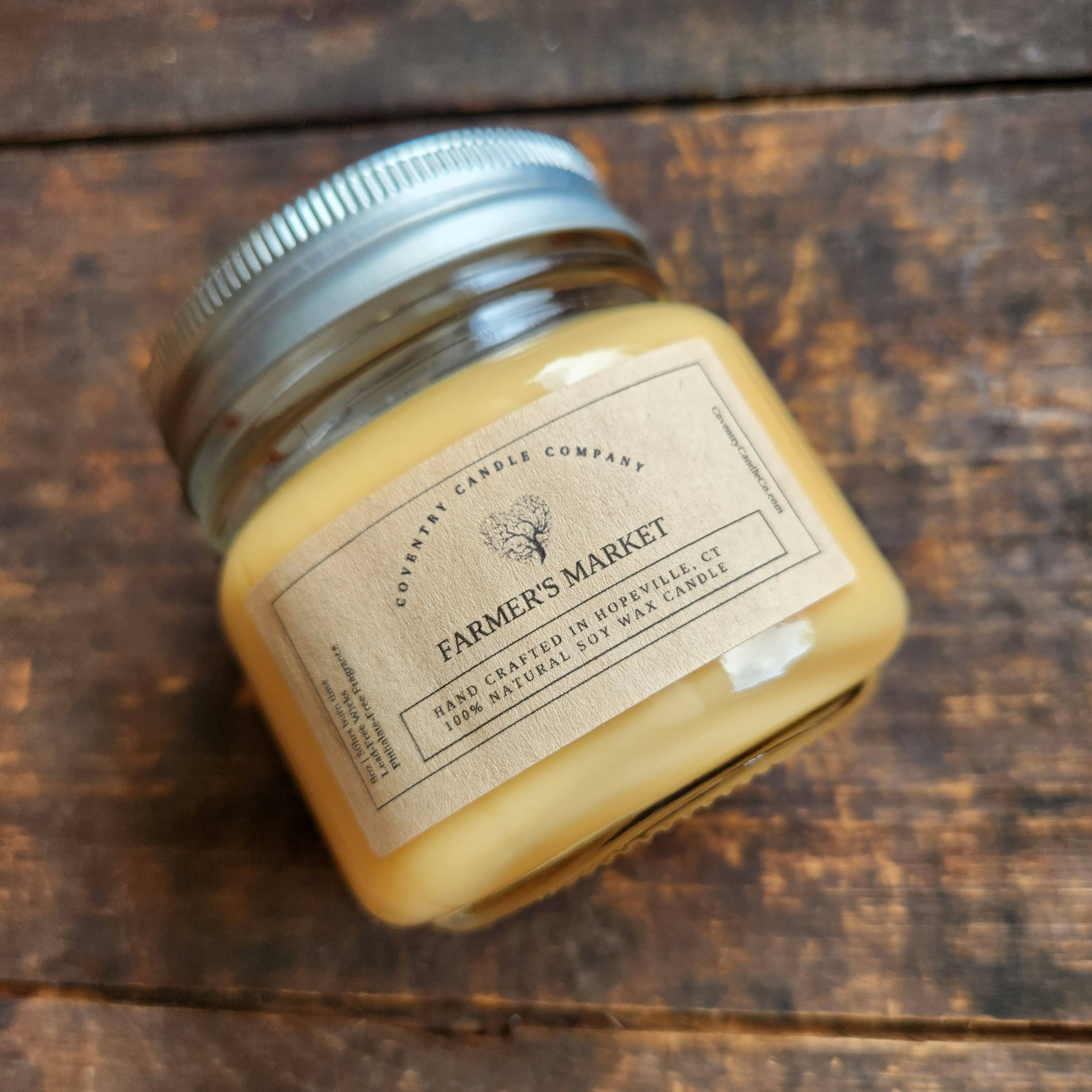 Coventry Candle Company - Wholesale Jar/Filled Candle - Farmer's Market 8oz soy candle