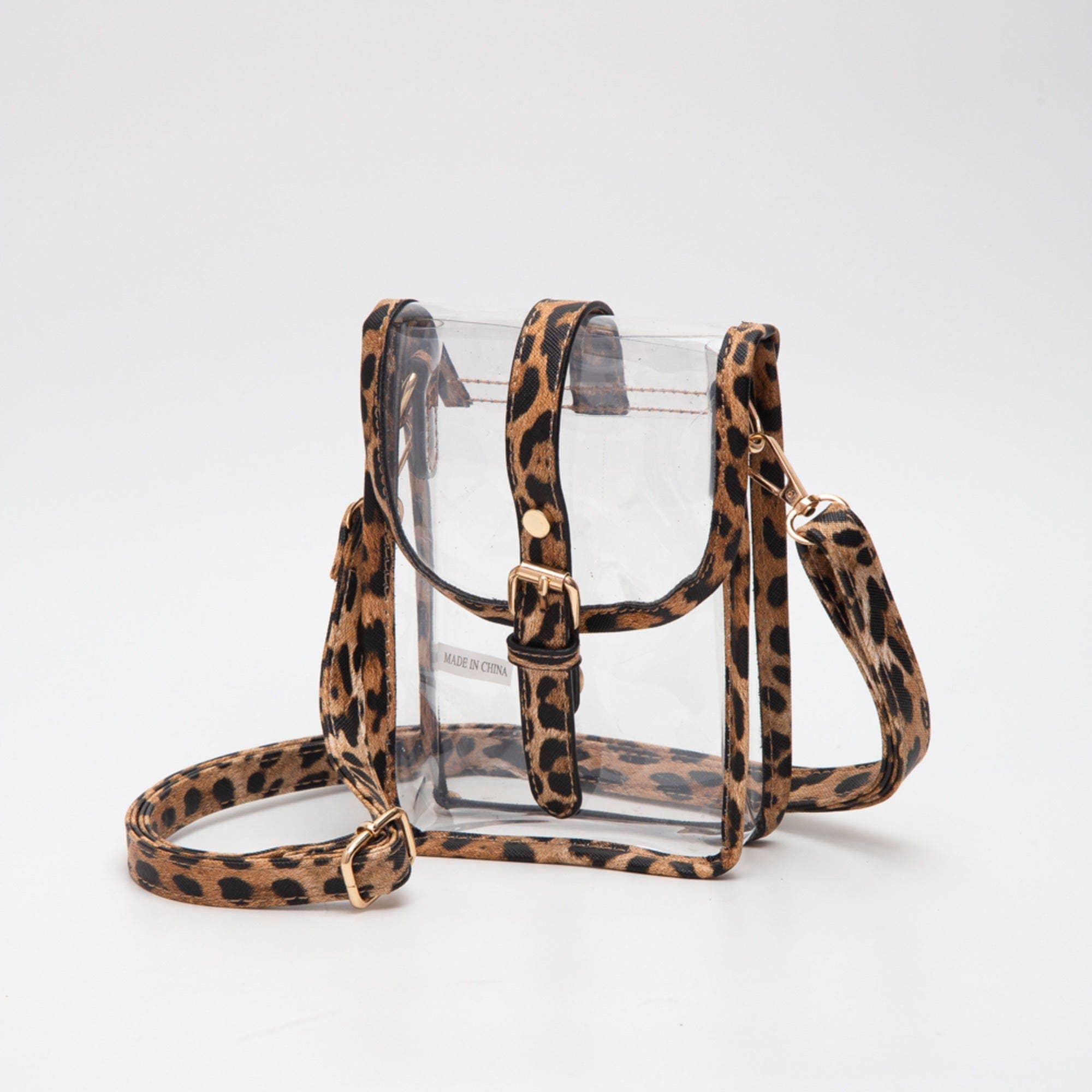 MiMi Wholesale - Wholesale Crossbody Bag - Women's - TG10608 Game Day Clear Buckle Strap Mini Crossbody Bag19