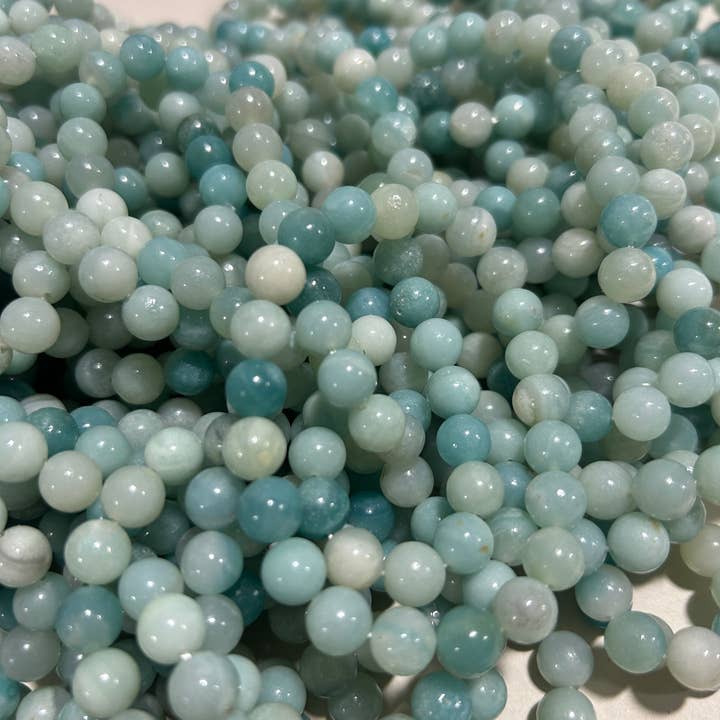 Pebble House - Wholesale Beaded Bracelet - Amazonite Bracelet (8mm HQ) - Crystals & Stones5