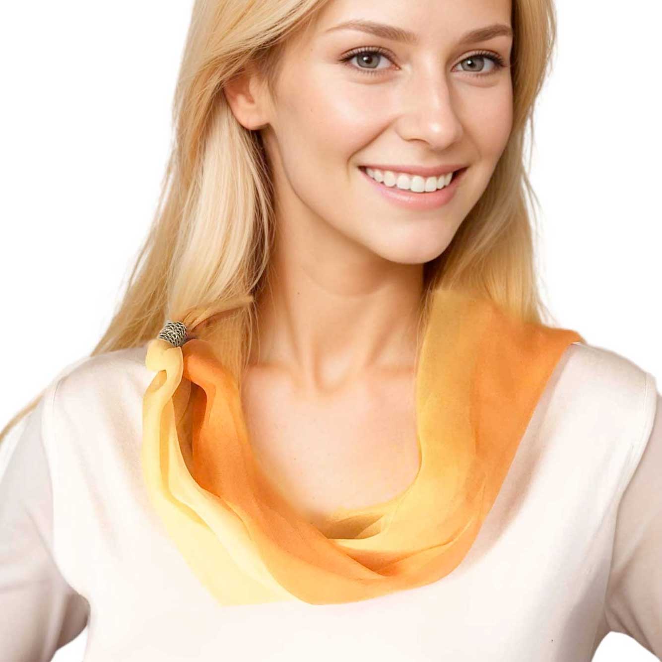 The Magic Scarf Company - Wholesale Scarf – Women's - 2901 - Magnetic Clasp Silky Dress Scarves18